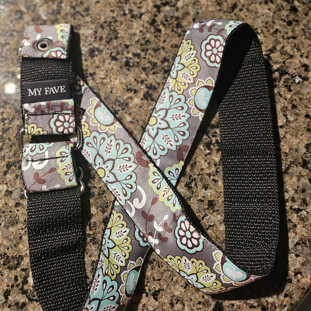 Floral Patterned Camera Strap